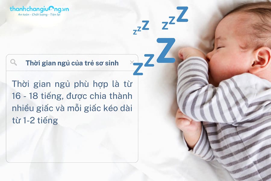 Tầm quan trọng của giấc ngủ đối với sự phát triển ở trẻ nhỏ 8 Ở những độ tuổi khác nhau, thời gian ngủ hàng ngày của bé cũng sẽ khác nhau
